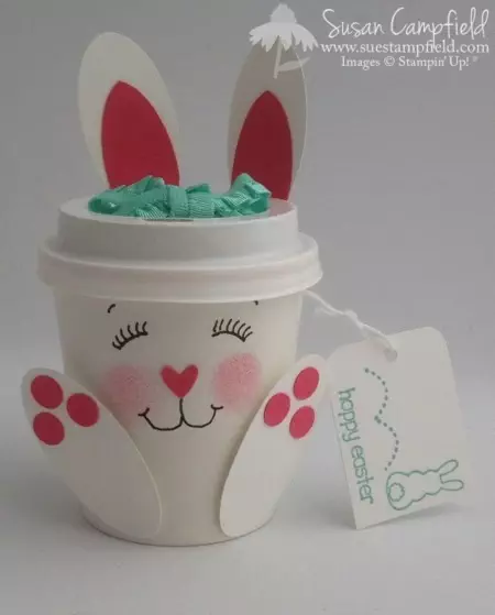 Bunny Brew Mini Coffee Cup Eggstra Spectacular Stampin Up! Easter Party Favor09-imp