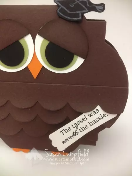 Owl Graduation Gift Card Holder with Window Frame Framelits3-imp