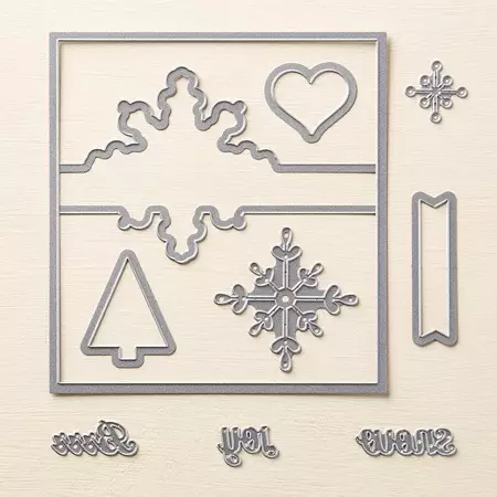 Snowflake Card Thinlits Die1