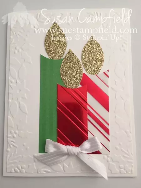 Christmas Candles with Festive Flower Punch - 2