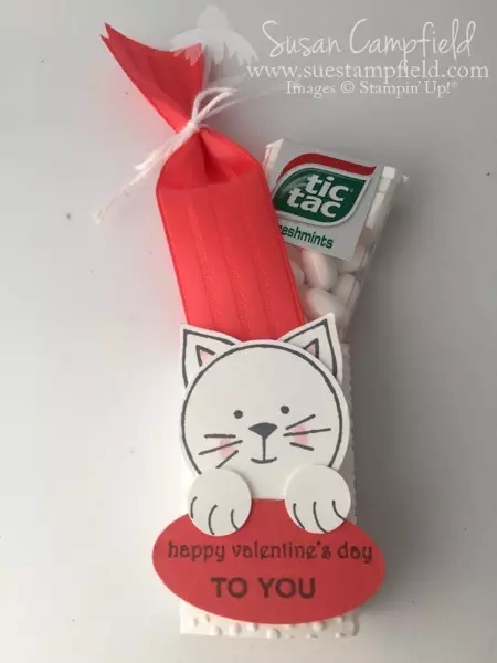 Friends & Flowers Kitten Mini Tic Tac Holder - 4