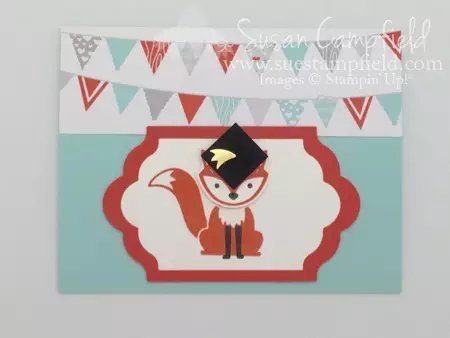 Foxy Friends Bundle Graduation Card - 1
