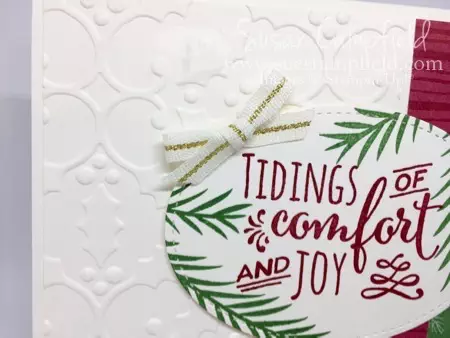 Stampin' Up! Tidings of Comfort and joy Christmas Pines - 4