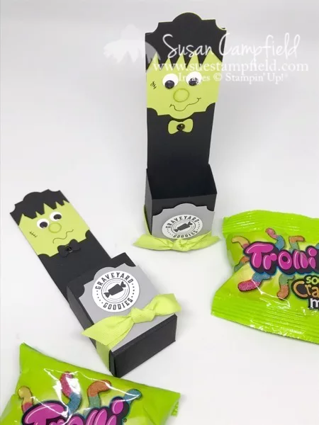 Frankie Frankenstein Halloween Treat Holder Everyday Label - 4