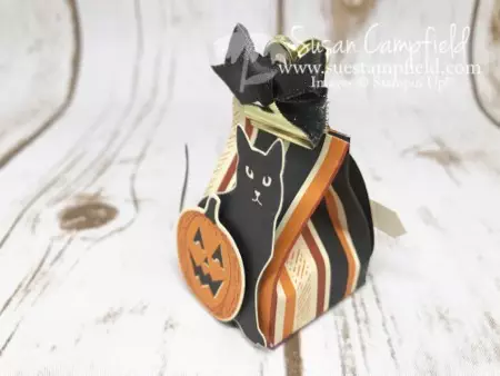 Spooky Cat Spooky Night Teeny Tiny Treat Bag Stampin Up! - 4