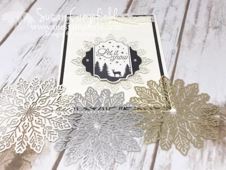 Merry Little Labels Flipped Foil Snowflake Everyday Label Punch Stampin' Up! - 5