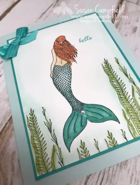 Stampin' Blends Bella & Friends Magical Mermaid Sharing Sweet Thoughts Christmas In The Making - 2