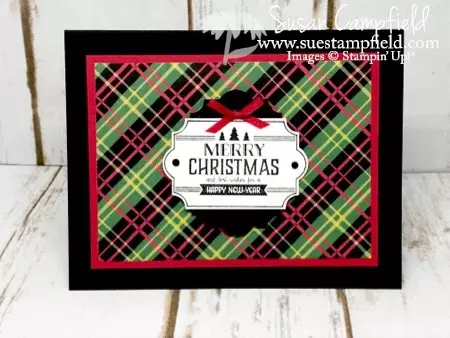 Stampin' Up! Labels To Love with Christmas Around The World Designer Series Paper and Everyday Label Punch - 1