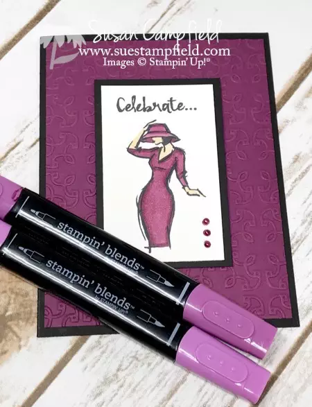 Beautiful You Stampin' Blends Razzleberry - 1