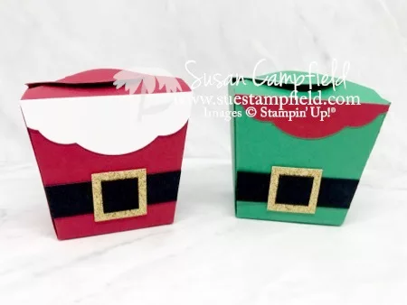 Simple Santa and Elf Takeout Thinlits Dies Takeout Treats - 16